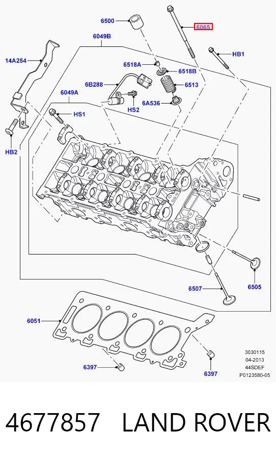 Śruba głowicy cylindrów Land Rover Discovery III SUV (LR3) (2004 - 2009) cena, od 4,92 USD