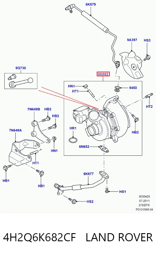Turbina do Land Rover Discovery III LR3