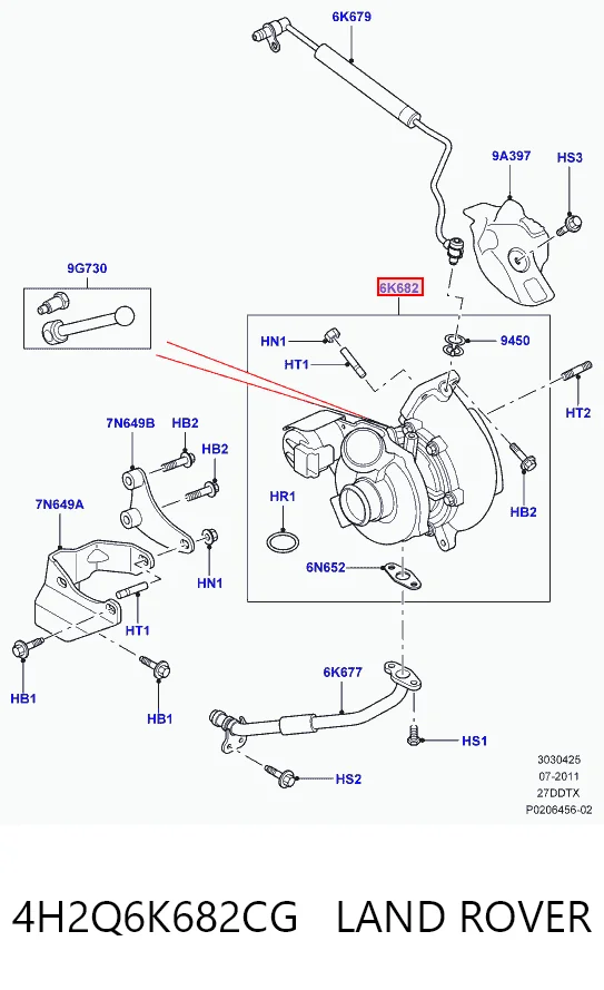 Do koszyka Turbina Land Rover Discovery III LR3