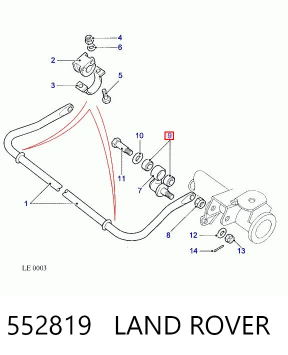 Kołpak do obręczy koła do Land Rover Freelander II L359