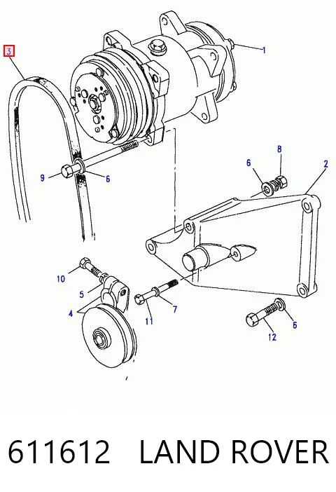 Pas napędowy mechanizmów Case 84766C1