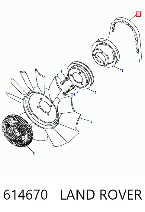 84766C1 Case Pas napędowy mechanizmów