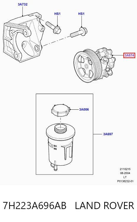 Pompa wspomagania hydraulicznego kierownicy Honda QVB500660 cena, od 144,69 USD