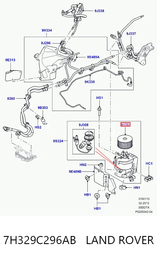 Filtr paliwa Land Rover Range Rover III SUV (L322) (2010 - 2012) cena, od 26,26 USD