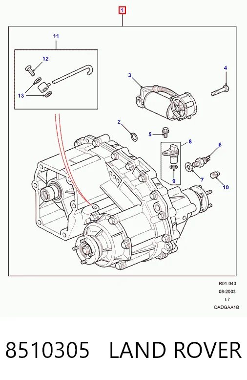 Kupić Skrzynia rozdzielcza Land Rover Range Rover II LP, P38A w dobrej cenie