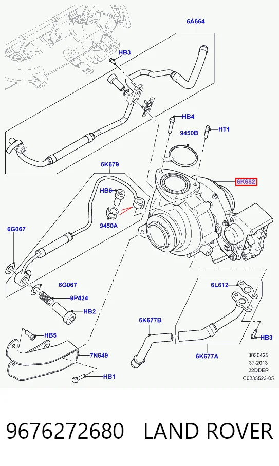 LR065510 Ford Turbina