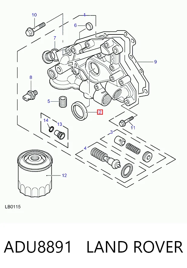 ADU8891 Land Rover