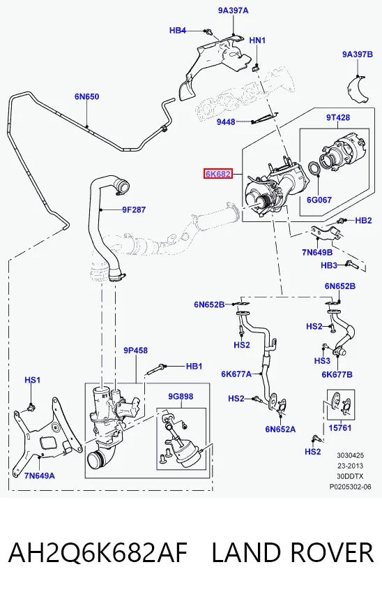 Do koszyka Turbina Land Rover Range Rover SPORT II L494