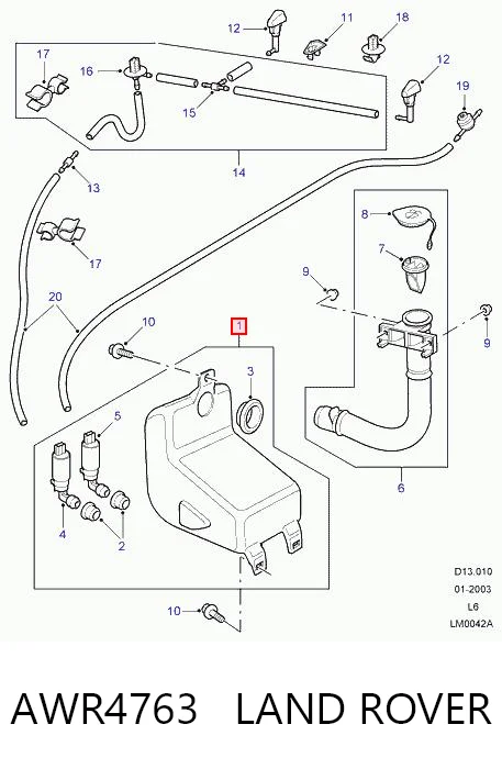 AWR4763 Land Rover