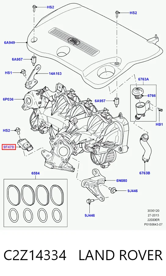 Czujnik ciśnienia w kolektorze ssącym, MAP Peugeot 4007 