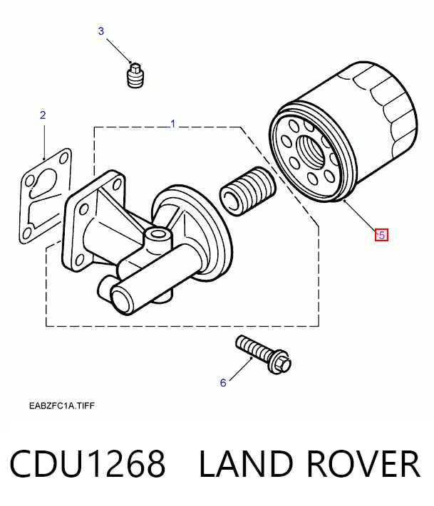 Filtr oleju CDU1268 Ford