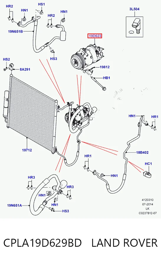 1986AD1423 Bosch Sprężarka klimatyzacji