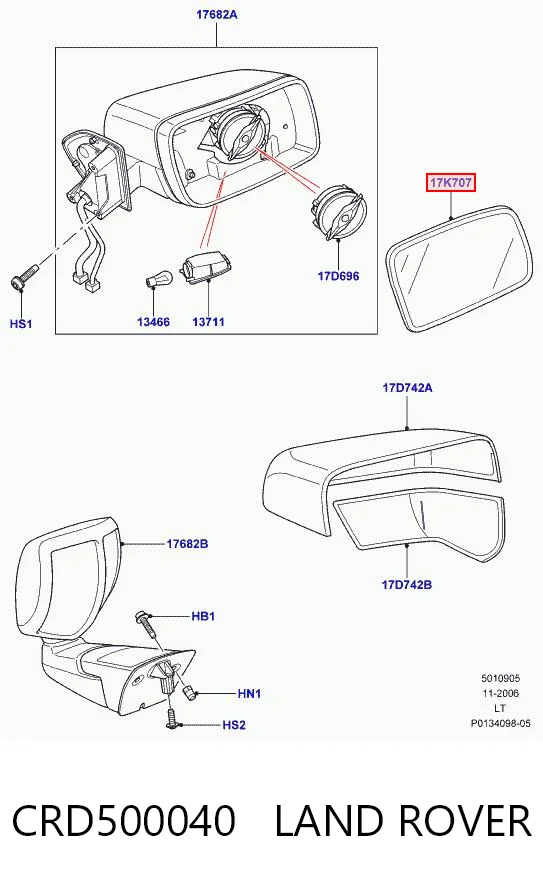 CRD500040 Land Rover