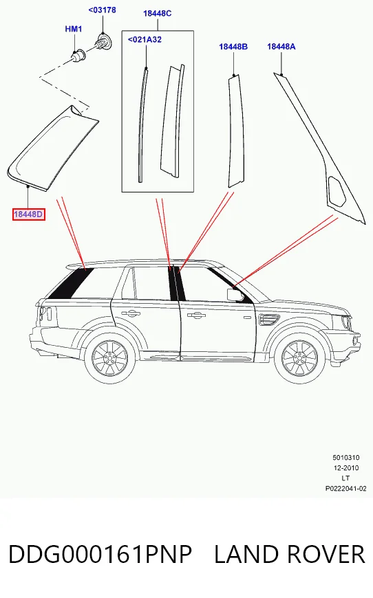 DDG000161PNP Land Rover