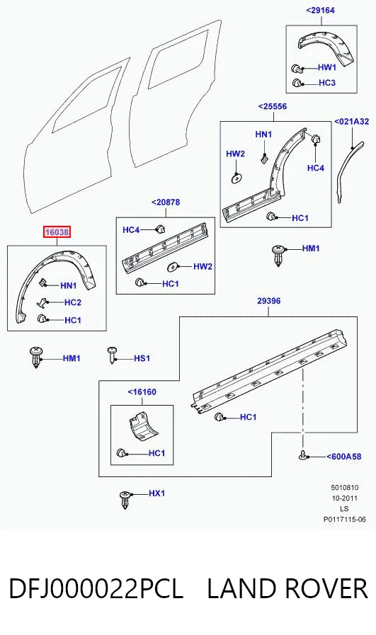 DFJ000022PCL Land Rover