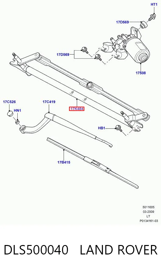 Kupić Mechanizm wycieraczek Land Rover Discovery III LR3 w dobrej cenie