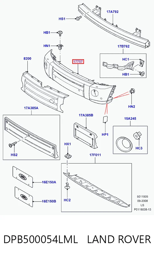 DPB500054LML Land Rover