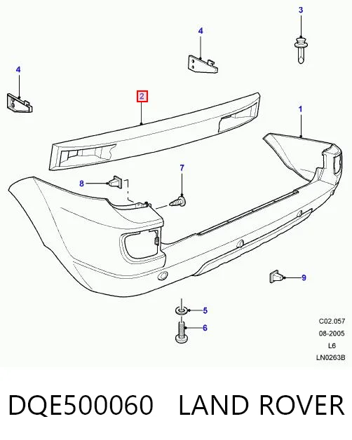 Wzmocnienie zderzaka tylnego do Land Rover Freelander I L314