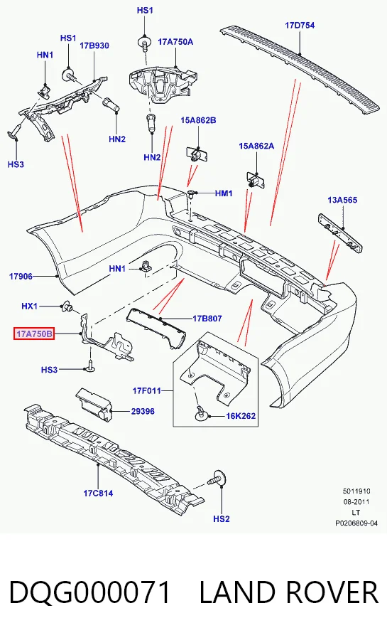 DQG000071 Land Rover