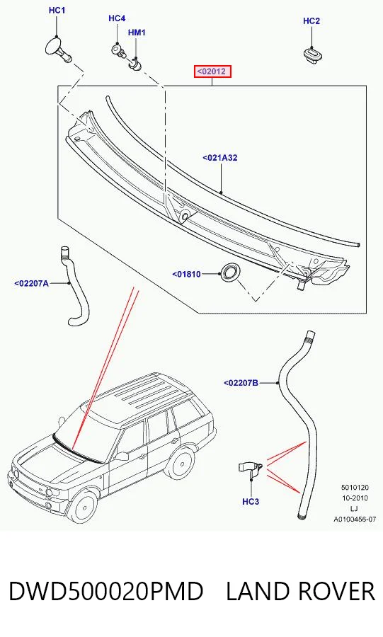 DWD500020PMD Land Rover