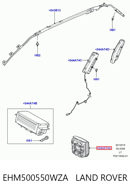 EHM500550WZA Land Rover
