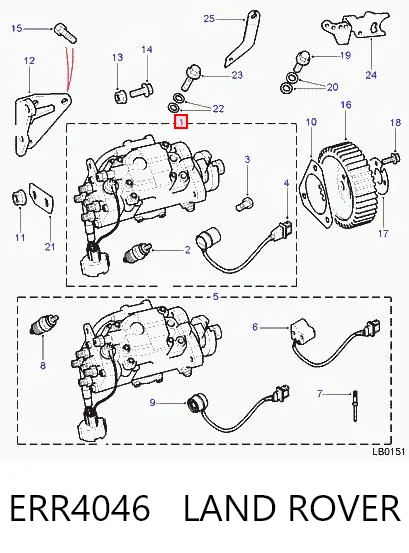 Kupić Pompa wtryskowa wysokiego ciśnienia Land Rover Discovery II LJ ,LT w dobrej cenie