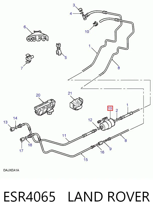 ESR4065 Land Rover Filtr paliwa