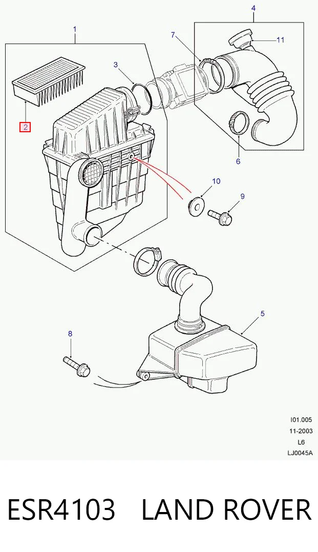 ESR4103 Land Rover