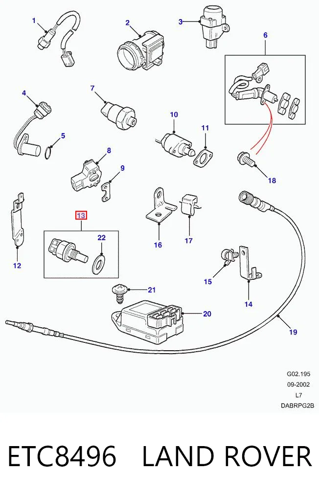 ETC8496 Land Rover