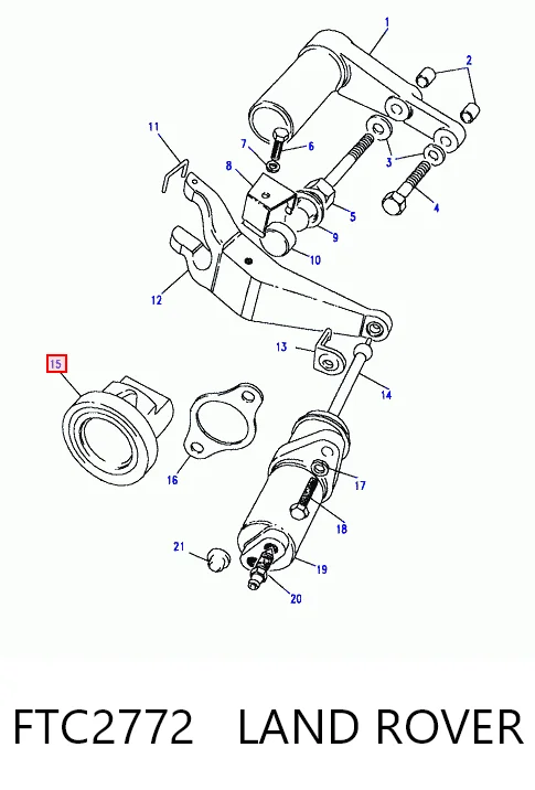 Do koszyka Łożysko wyciskowe sprzęgła Land Rover Discovery II LJ ,LT