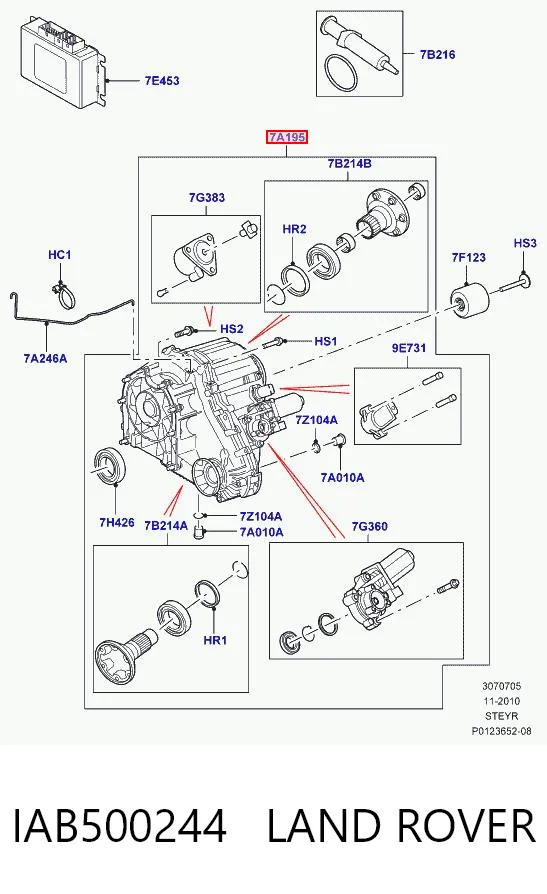 IAB500244 Land Rover