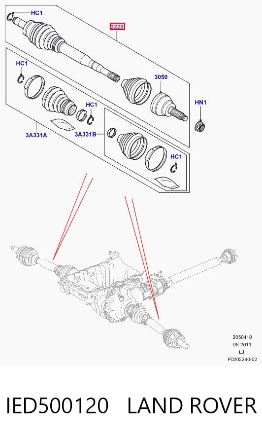 IED500120 Land Rover