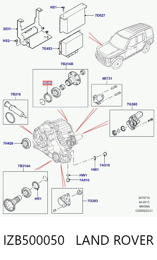 IZB500050 Land Rover