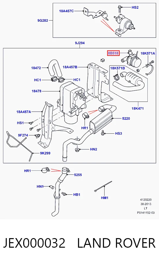JEX000032 Land Rover