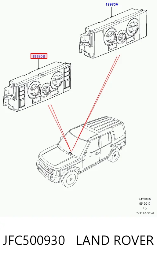 Kupić Sterownik trybów ogrzewania/klimatyzacji Land Rover Discovery III LR3 w dobrej cenie