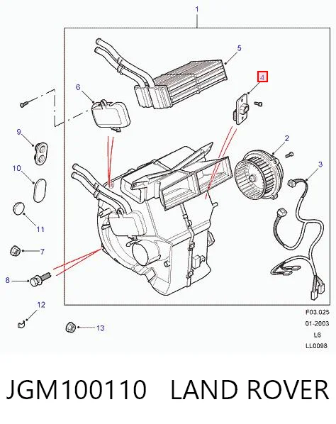 JGM100110 Land Rover