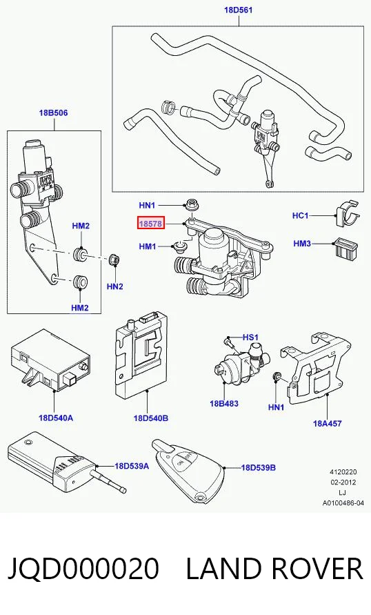 JQD000020 Land Rover
