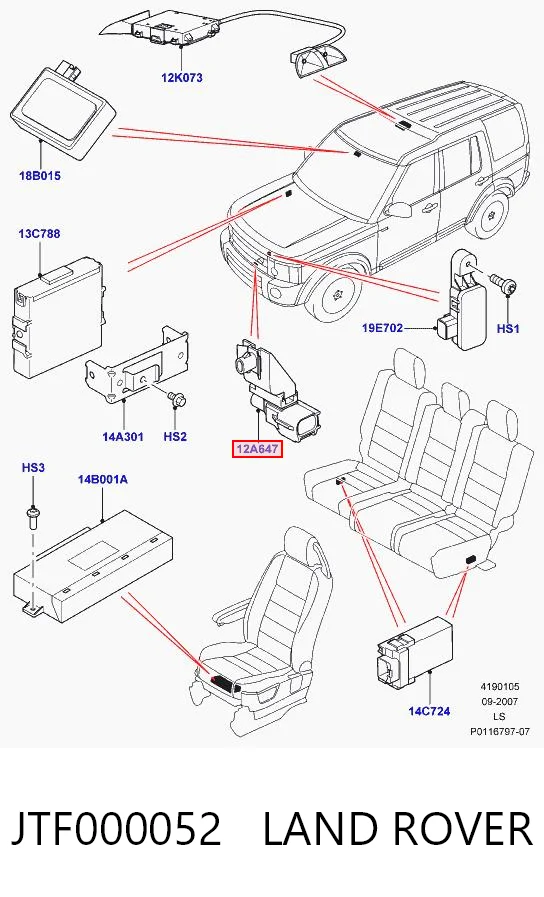 Czujnik temperatury zewnętrznej do Land Rover Range Rover SPORT I L320