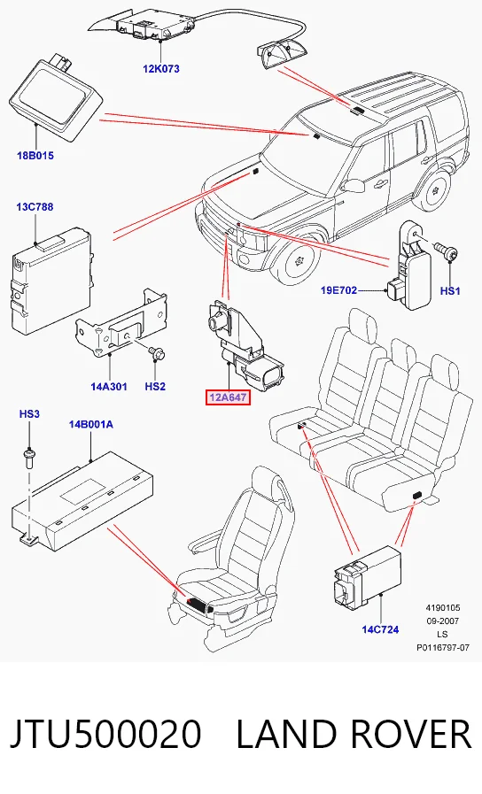 Do koszyka Czujnik temperatury zewnętrznej Land Rover Range Rover SPORT I L320