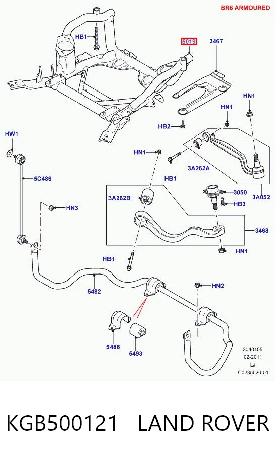 Kupić Korpus osi przedniej Land Rover Range Rover III L322 w dobrej cenie