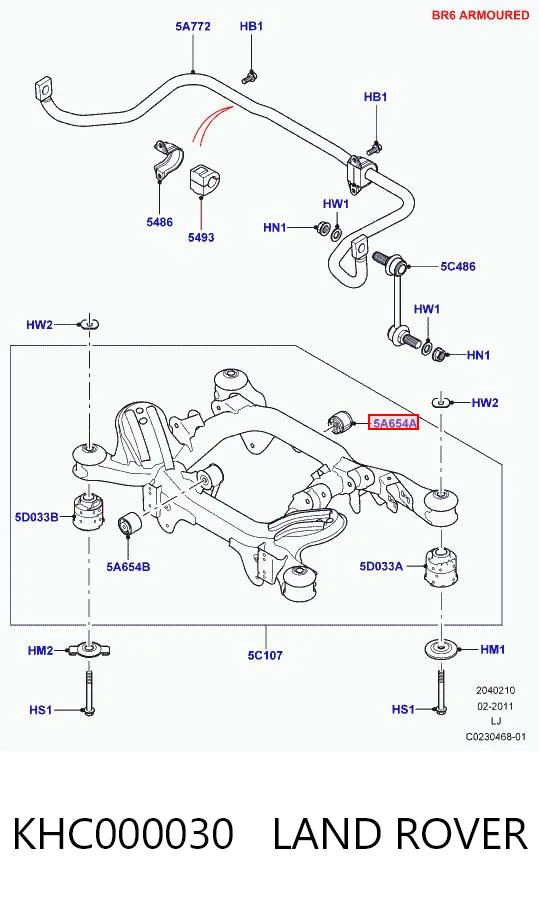 KHC000030 Land Rover