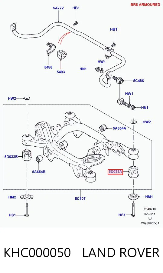 KHC000050 Land Rover