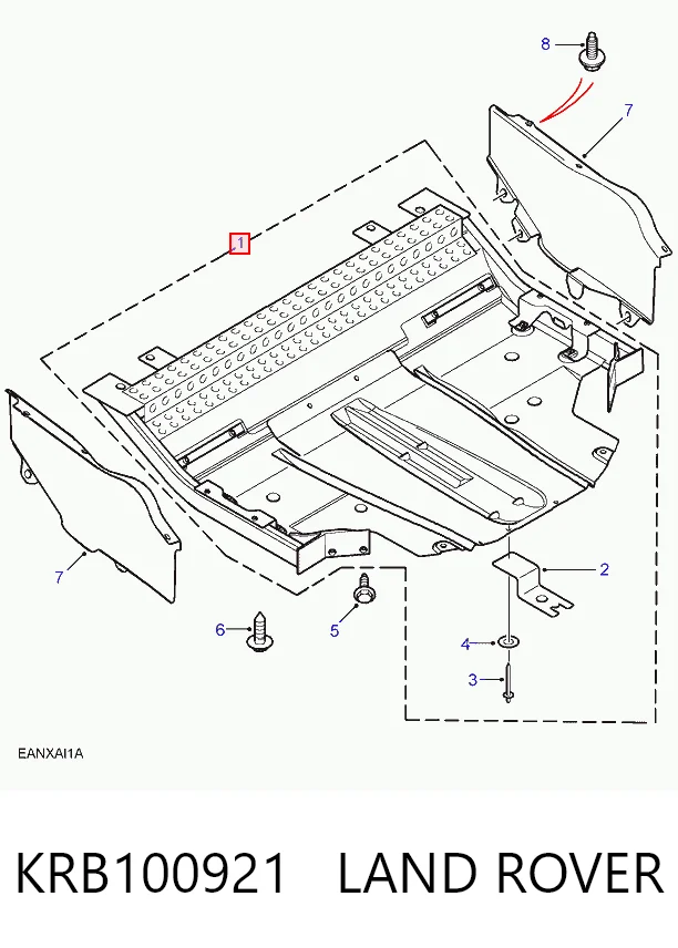 Zderzak tylny Land Rover Freelander I SUV (L314) (1997 - 2006) cena, od 212,12 USD