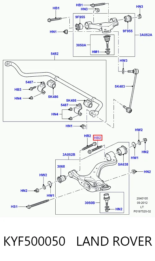 KYF500050 Land Rover