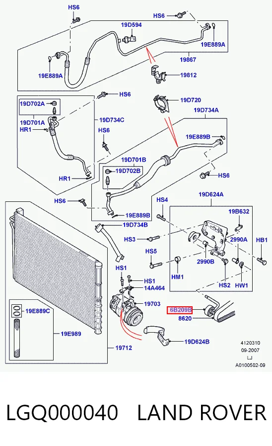 LGQ000040 Land Rover