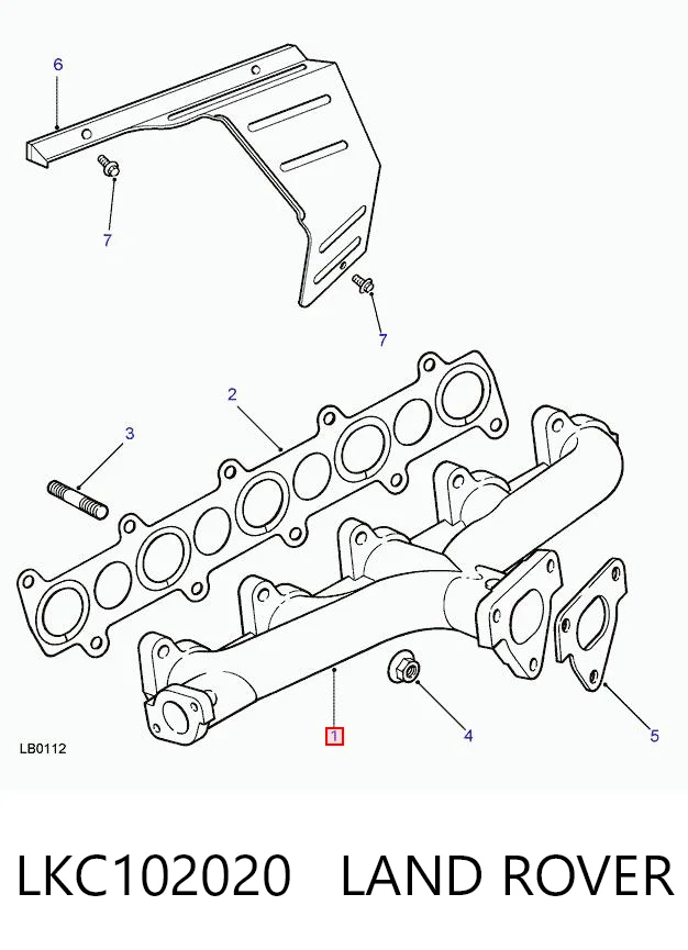 Kolektor wydechowy do Land Rover Discovery LJ ,LT