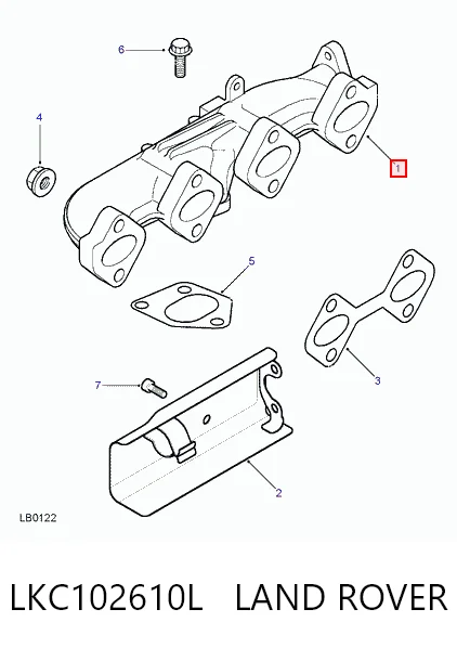 Kolektor wydechowy do Land Rover Freelander I L314