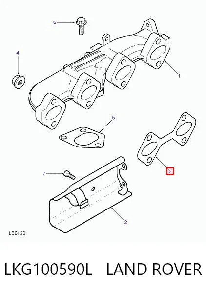 Uszczelka kolektora wydechowego BMW 11627796480 cena, od 4,91 USD