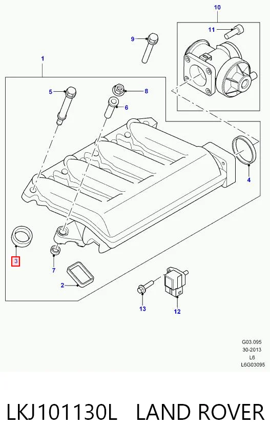 Uszczelka kolektora ssącego do BMW 3  F30, F80