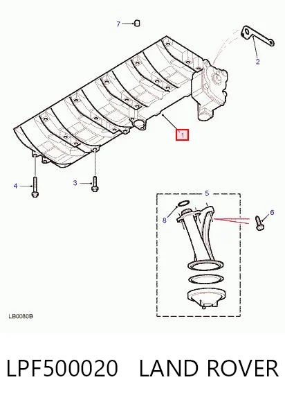 Pompa oleju do Land Rover Discovery II LJ ,LT